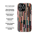 Coque iPhone à rayures bohèmes | Arty