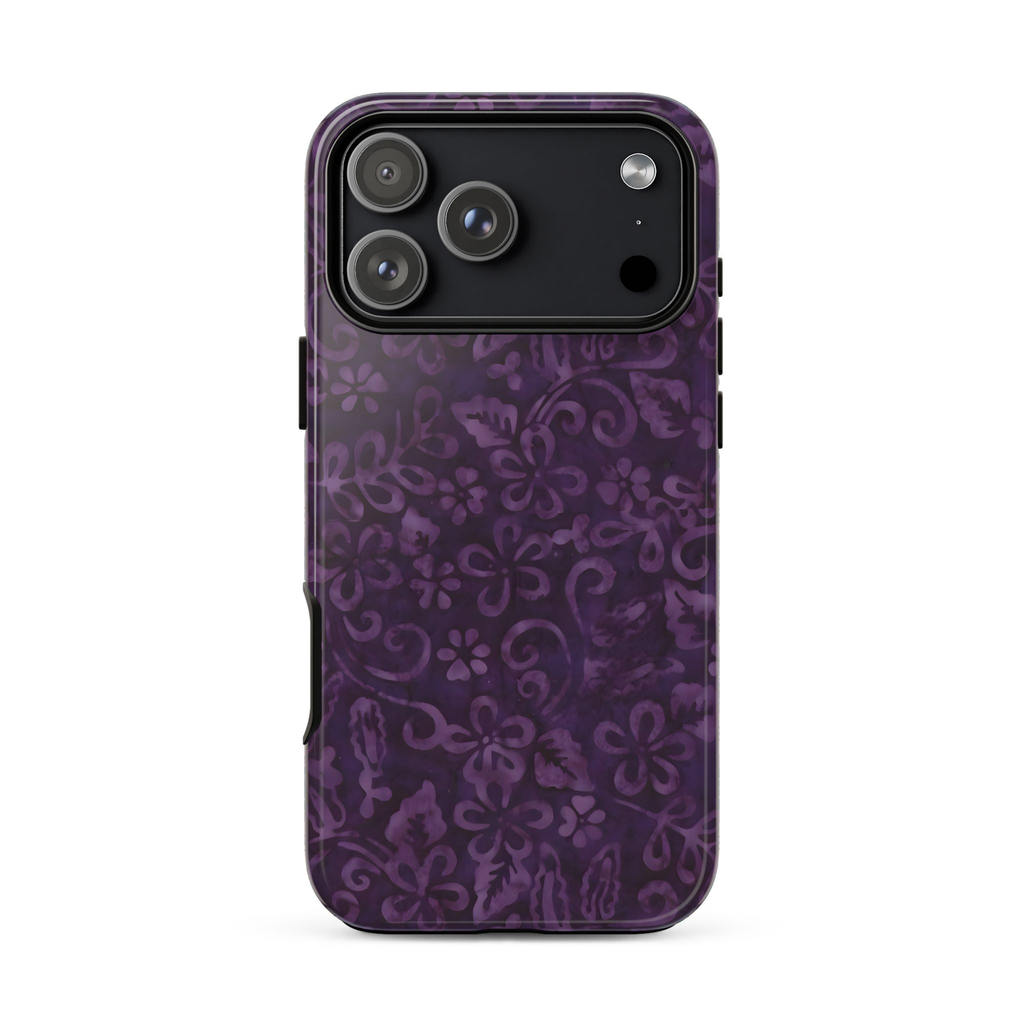 Violet Bloom iPhone Case