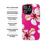 Pink Hibiscus iPhone Case