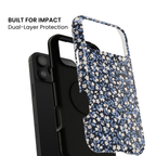 Ditsy Darling | Navy Blue Floral iPhone Case