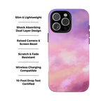 Stormy Purple Abstract iPhone Case