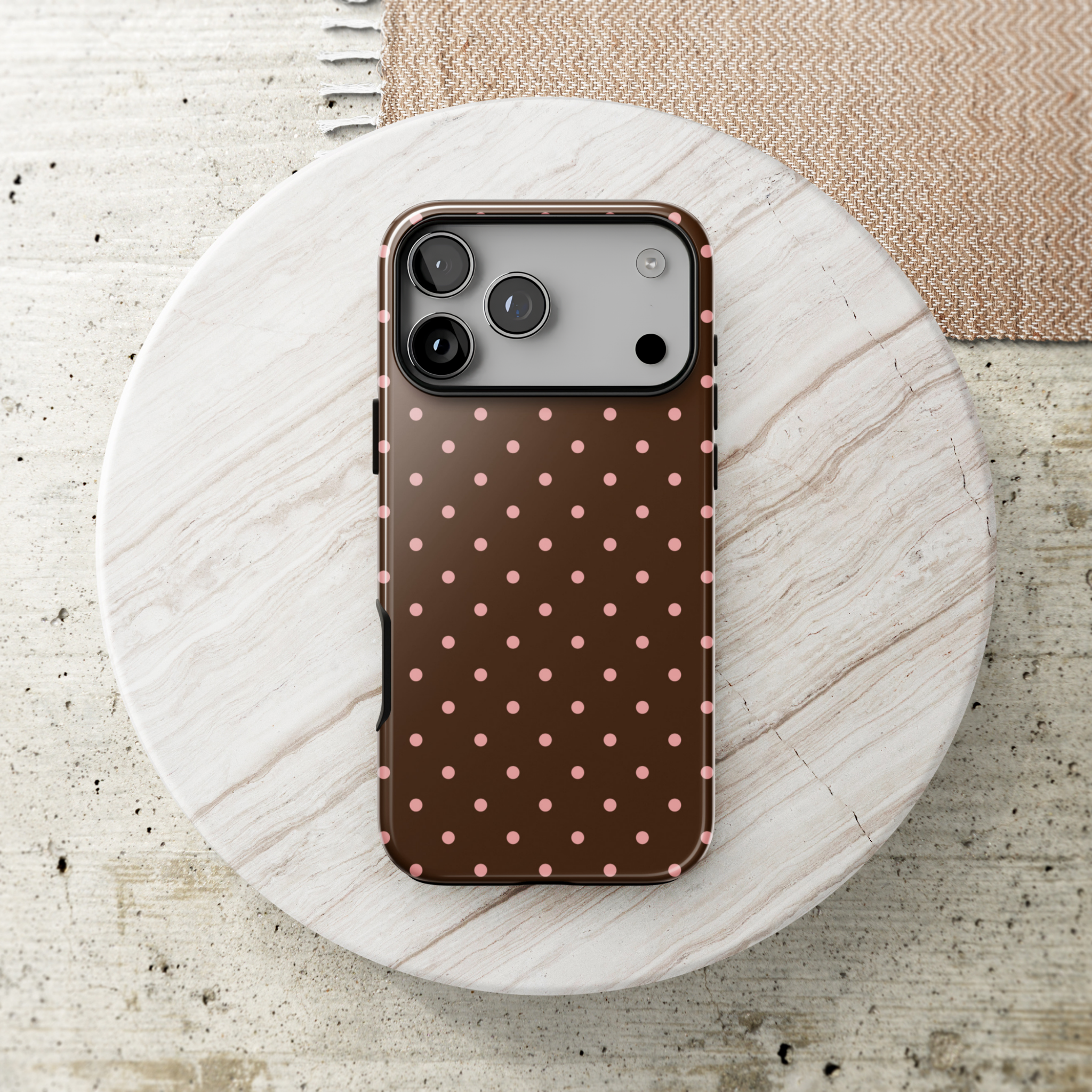 Pretty in Pink | Polka Dot iPhone Case