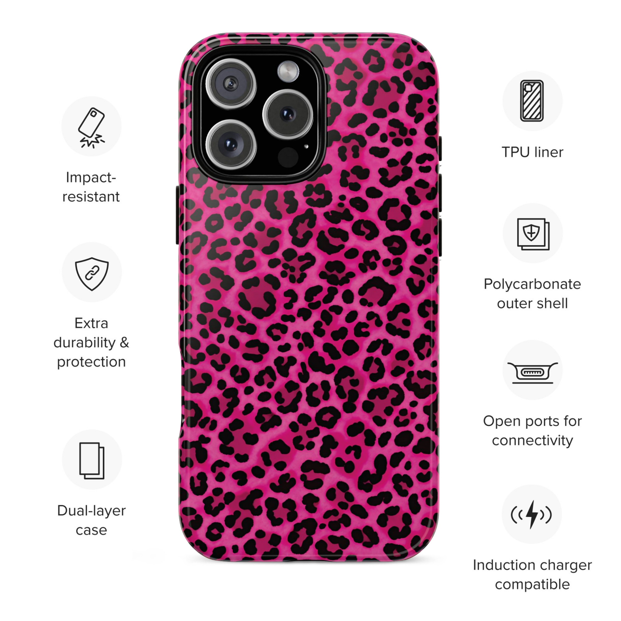 Pink Prowl iPhone Case