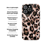 Coque iPhone à pois | imprimé léopard