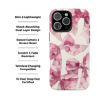 Coque iPhone Whimsy | Nœuds roses