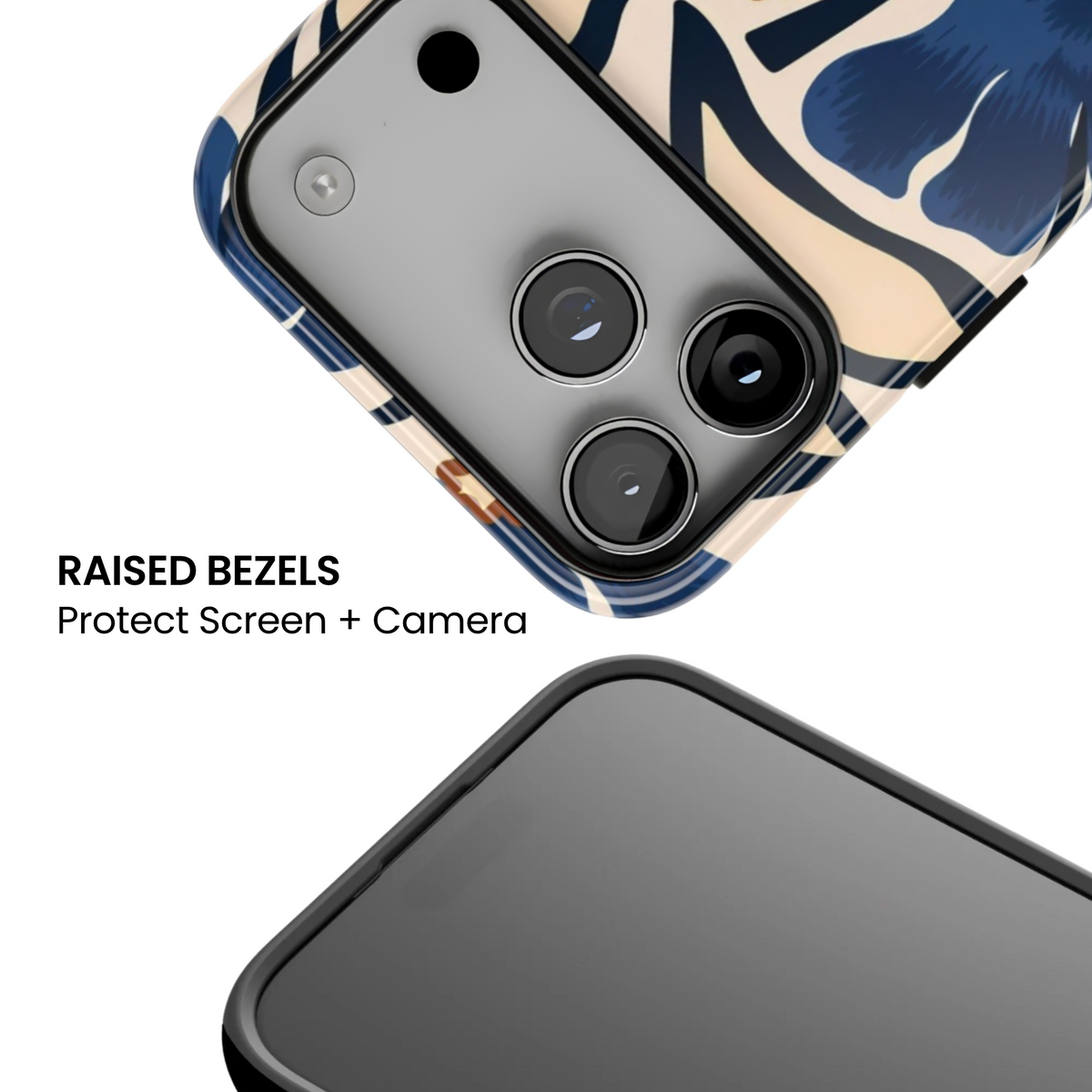 Blue Note | Painted Floral iPhone Case