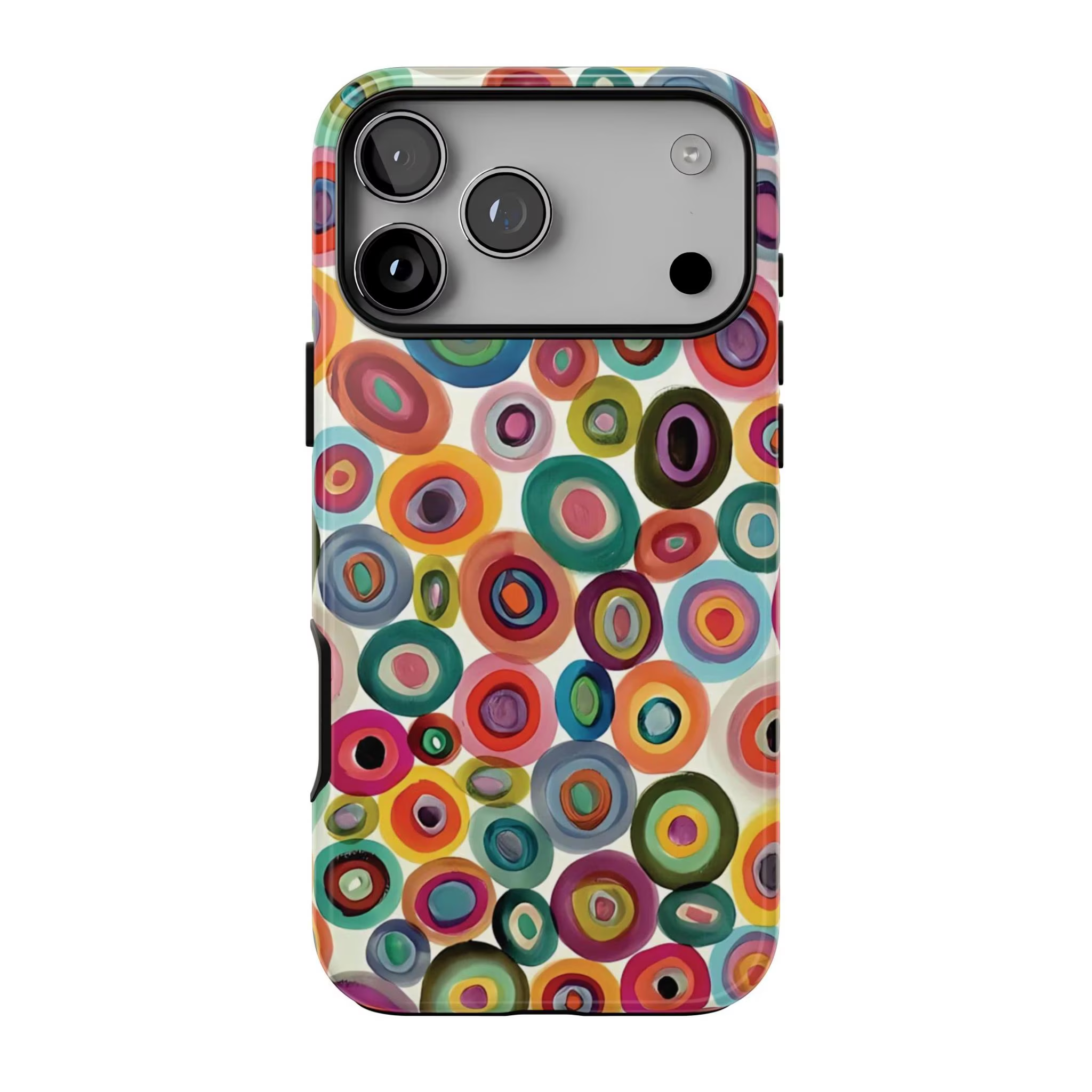 In Circles | Artsy Abstract iPhone Case
