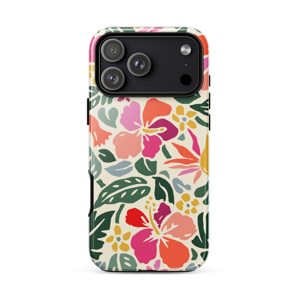 Hibiscus Garden iPhone Case