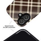 Mocha Plaid | iPhone Case