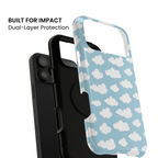 Cloud Nine | Blue Cloud Print iPhone Case