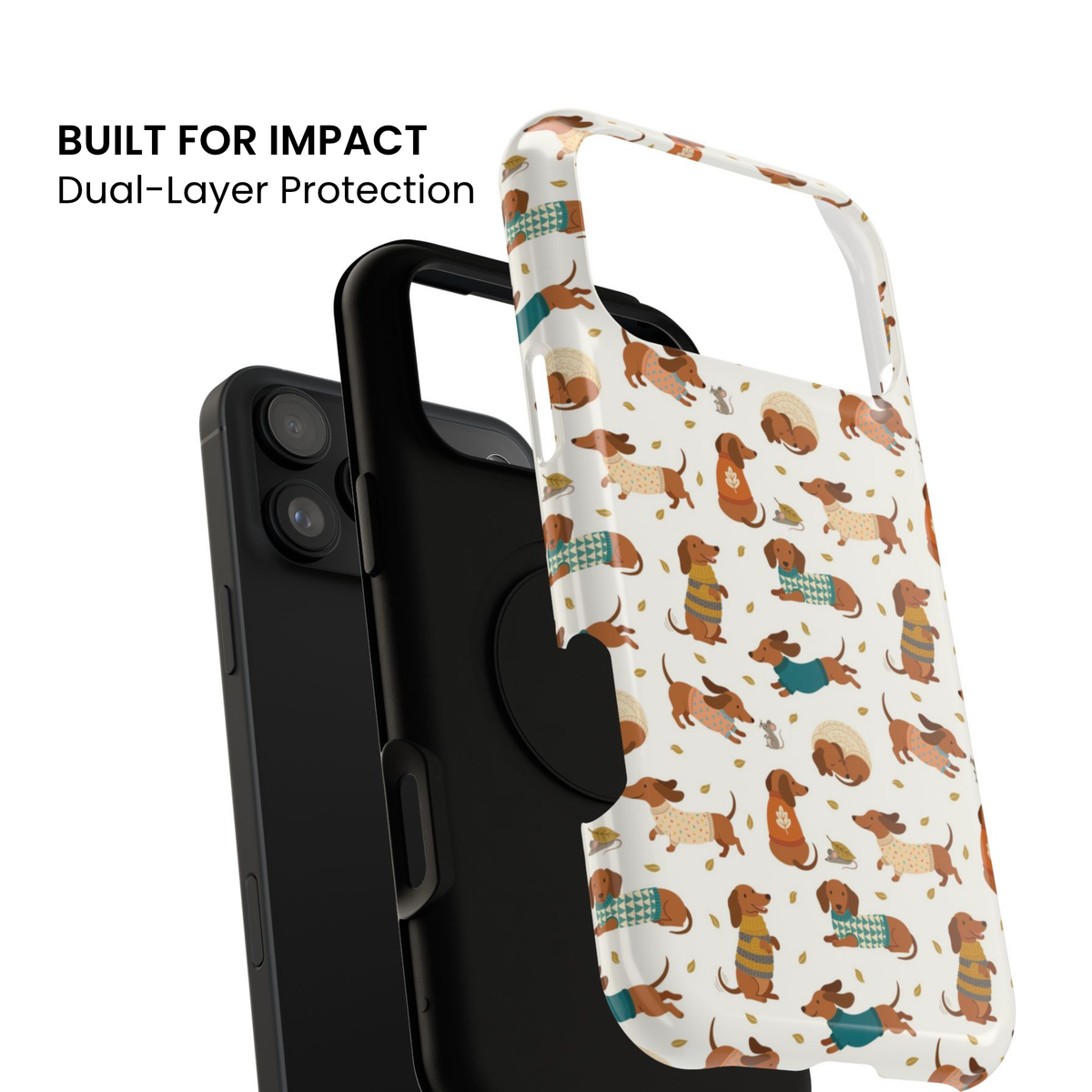 Sweater Weather | Dachshund iPhone Case