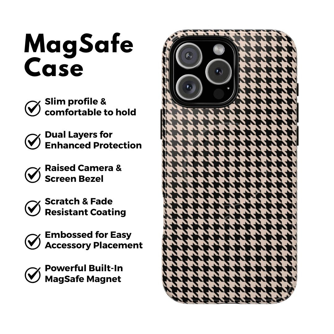 Sorority Girl Houndstooth MagSafe Case
