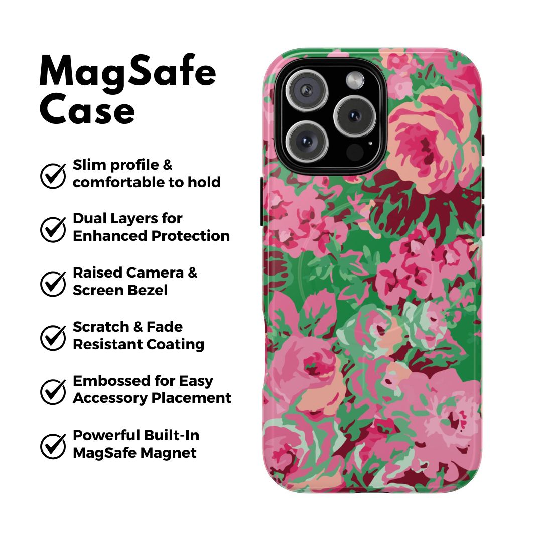 Everything's Rosy Floral MagSafe Case