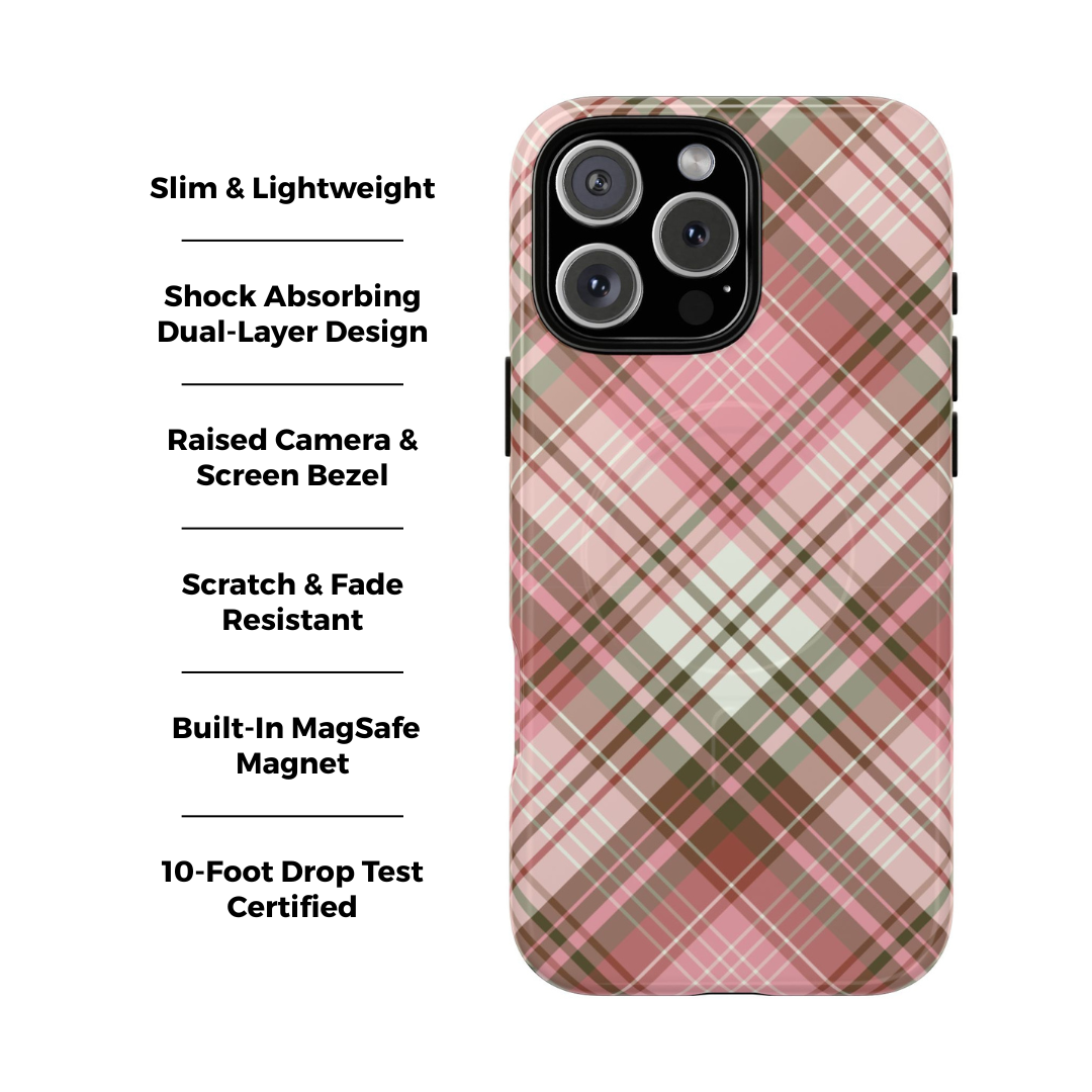 Posh Plaid MagSafe Case
