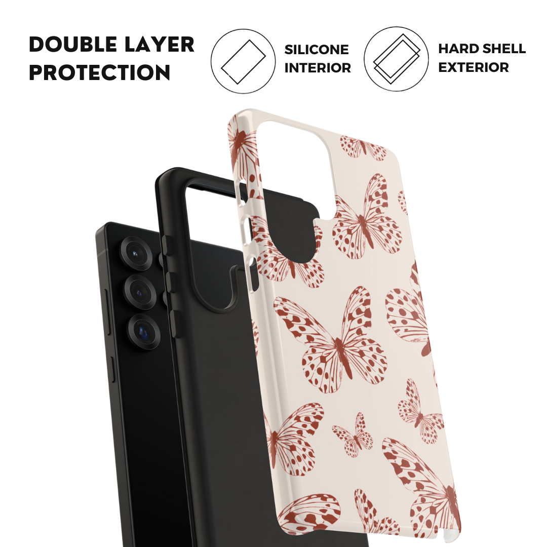 Vintage Butterfly Galaxy Case