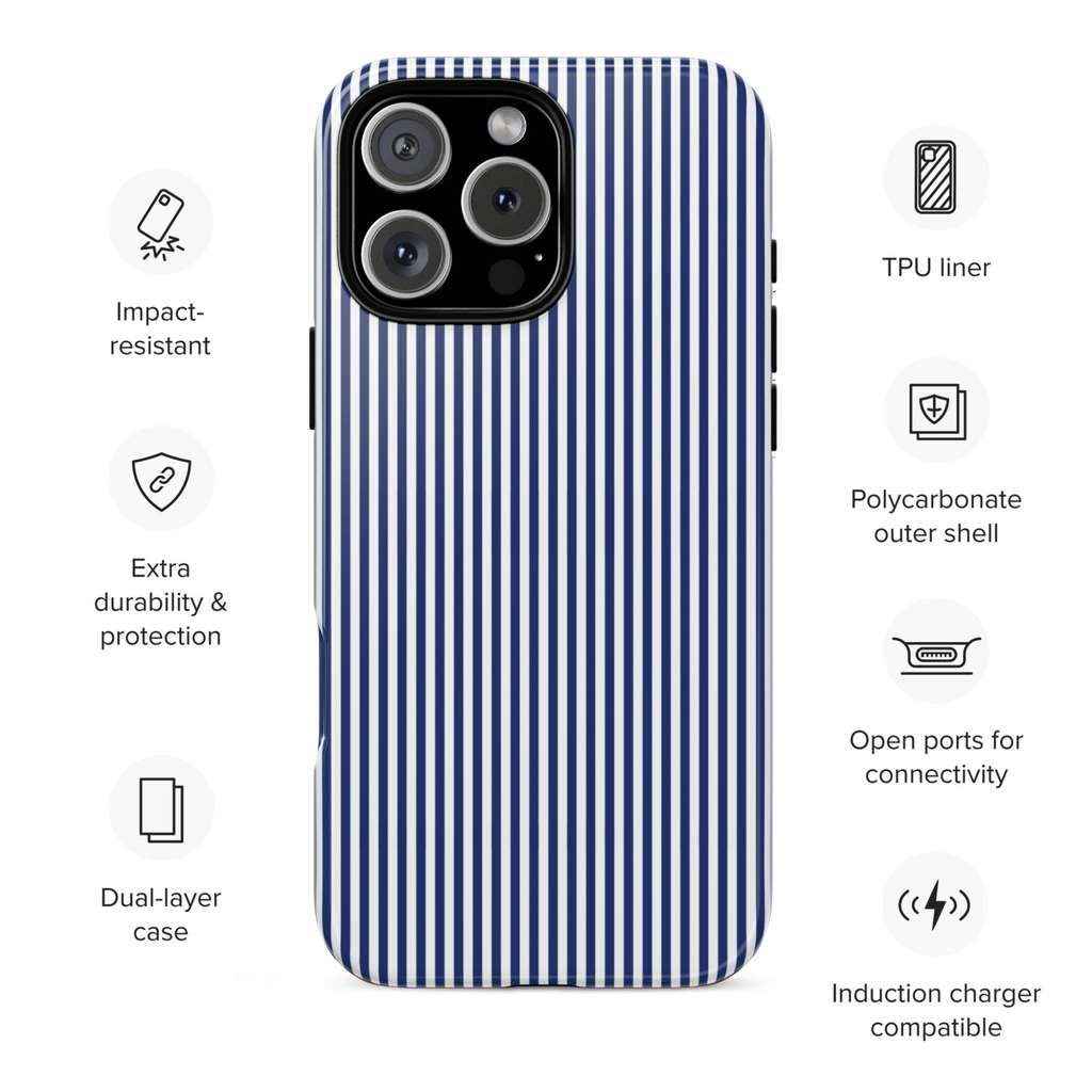Oxford Stripe iPhone Case