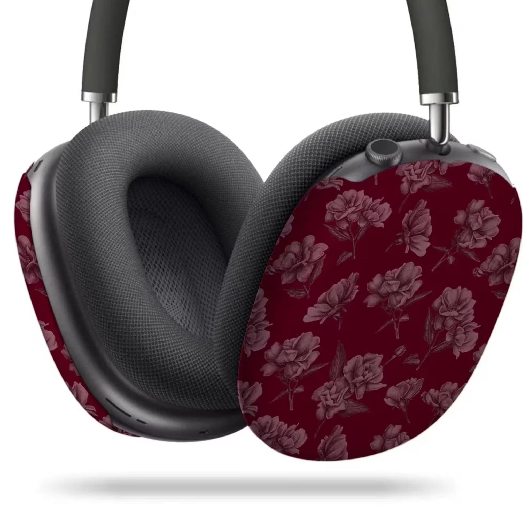 Femme Fatale Burgundy Floral AirPods Max Case