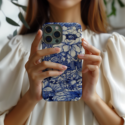 Delft Blue | Dutch Pottery Floral Print Case