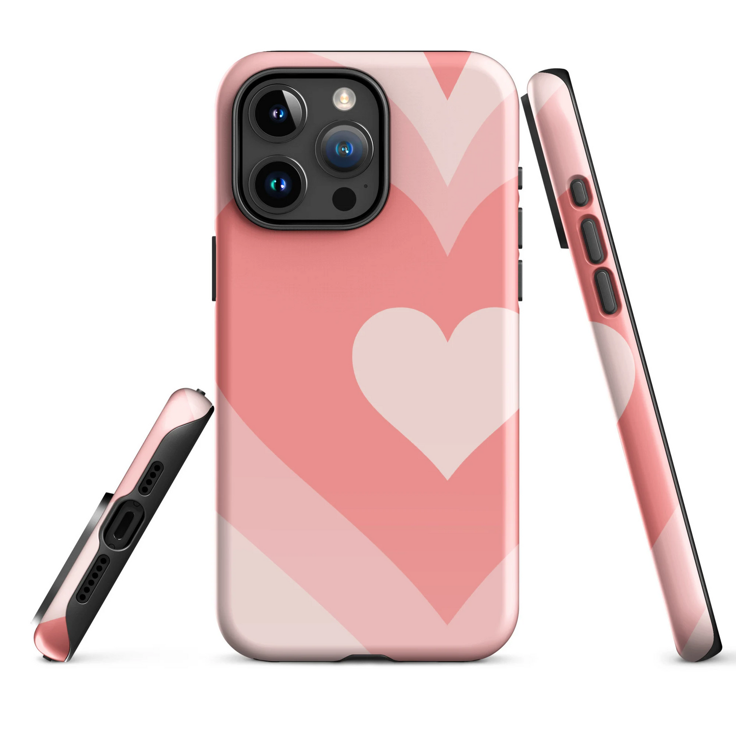 Blushing Heart | Pink Y2K Heart Case