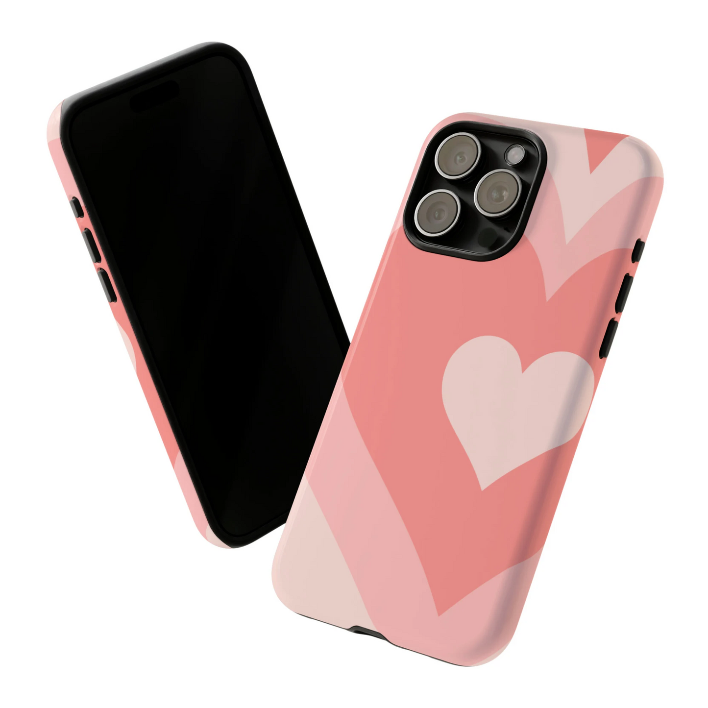 Blushing Heart | Pink Y2K Heart Case