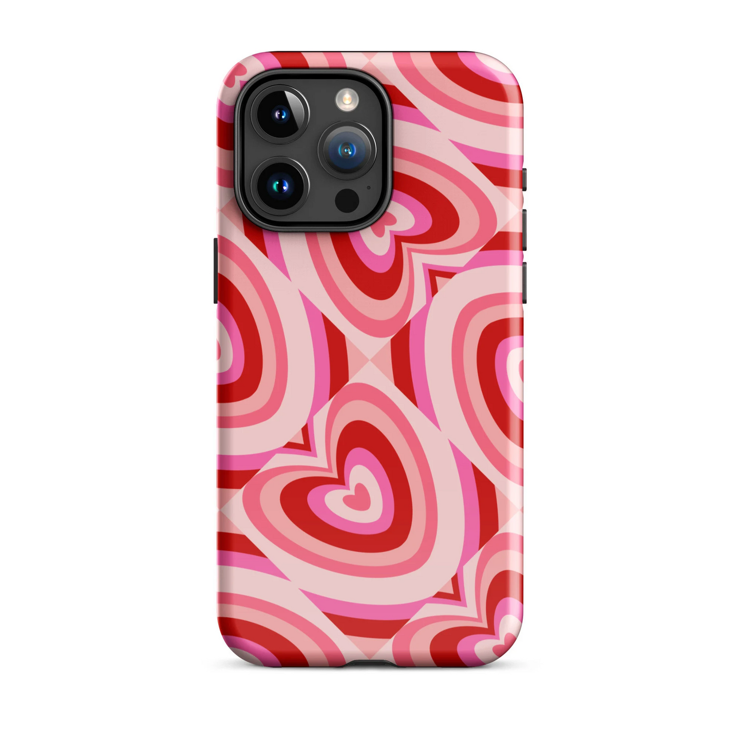 Hearts Squared | Pink Retro Heart Case