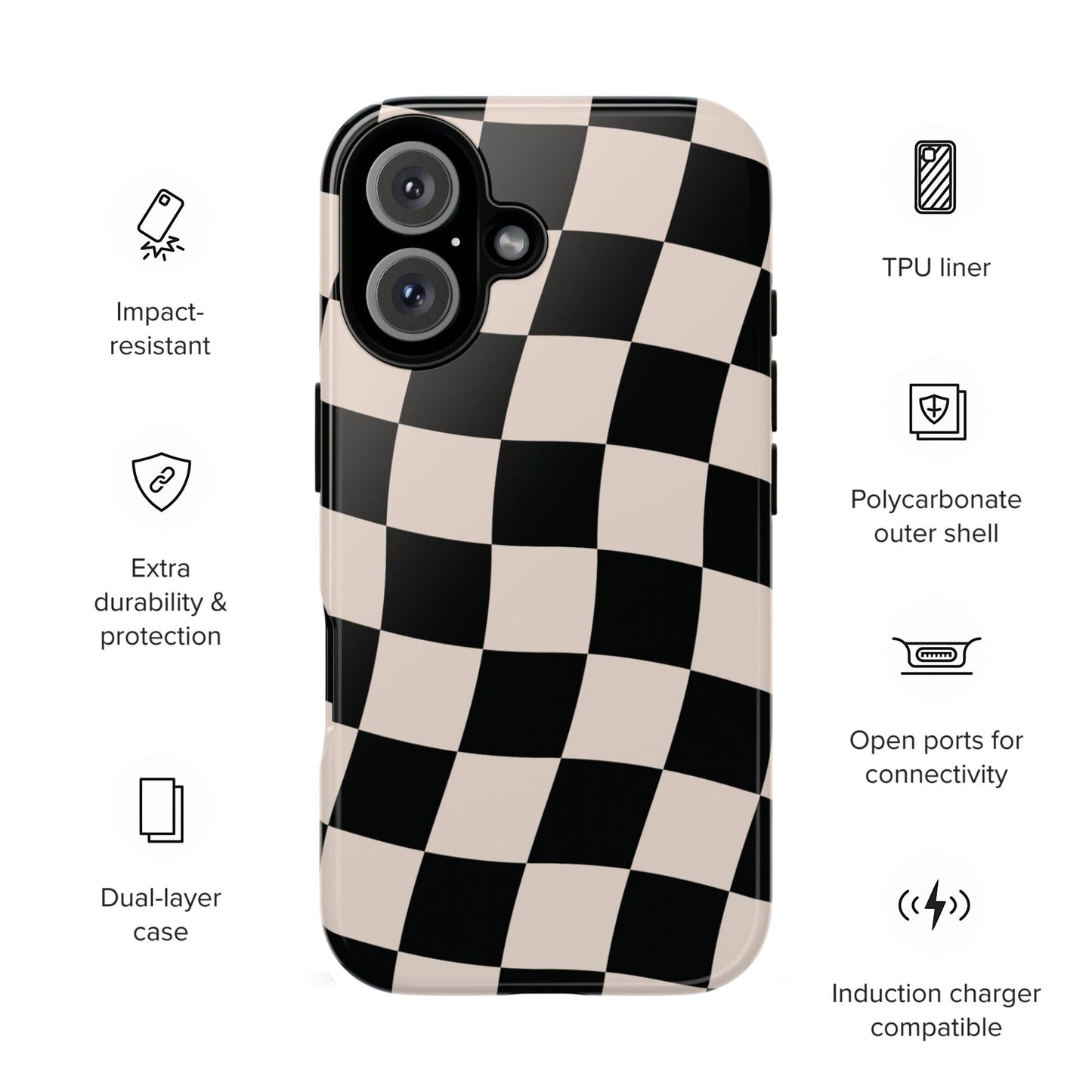 Hipster | Retro Checkerboard Case