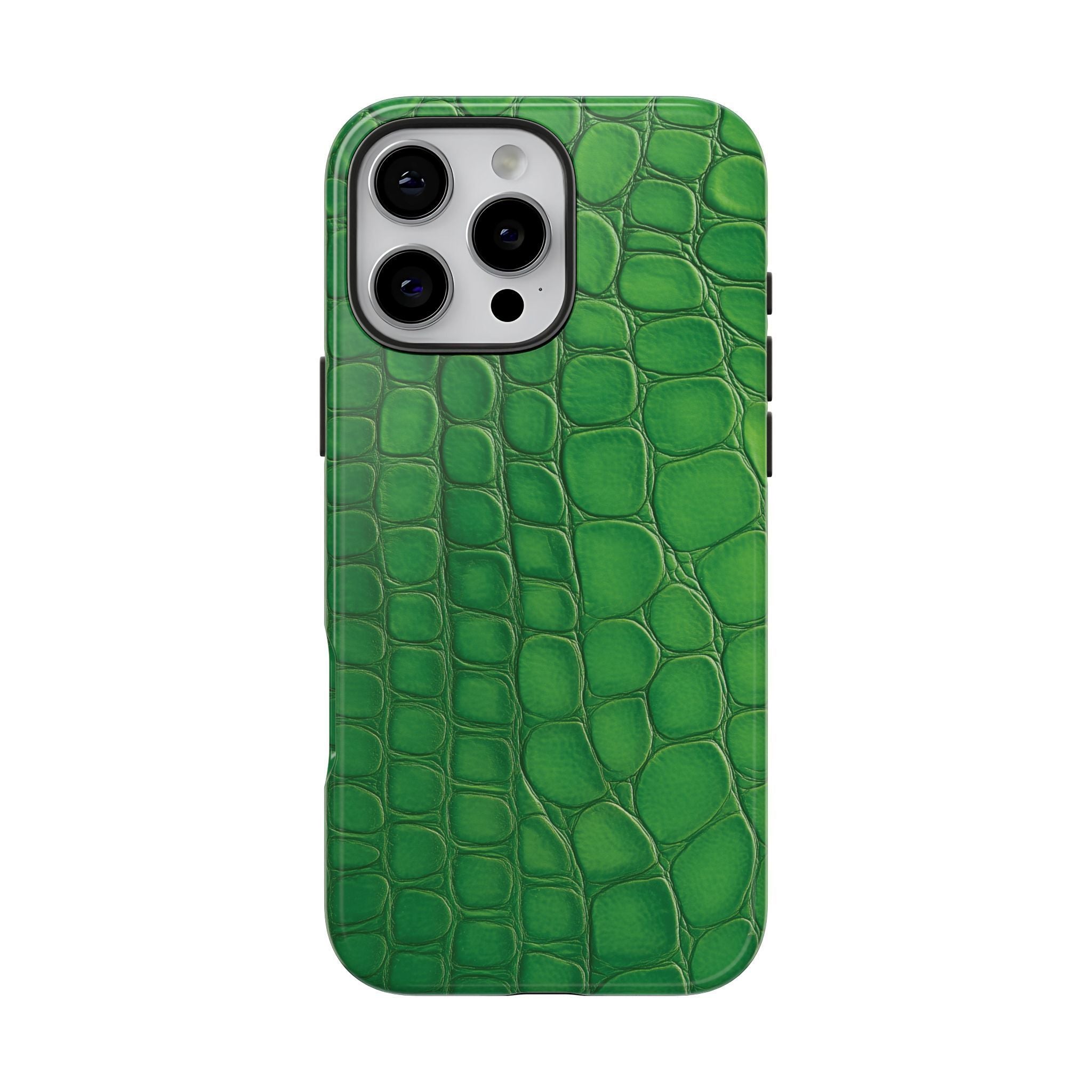 Green Croc iPhone Case