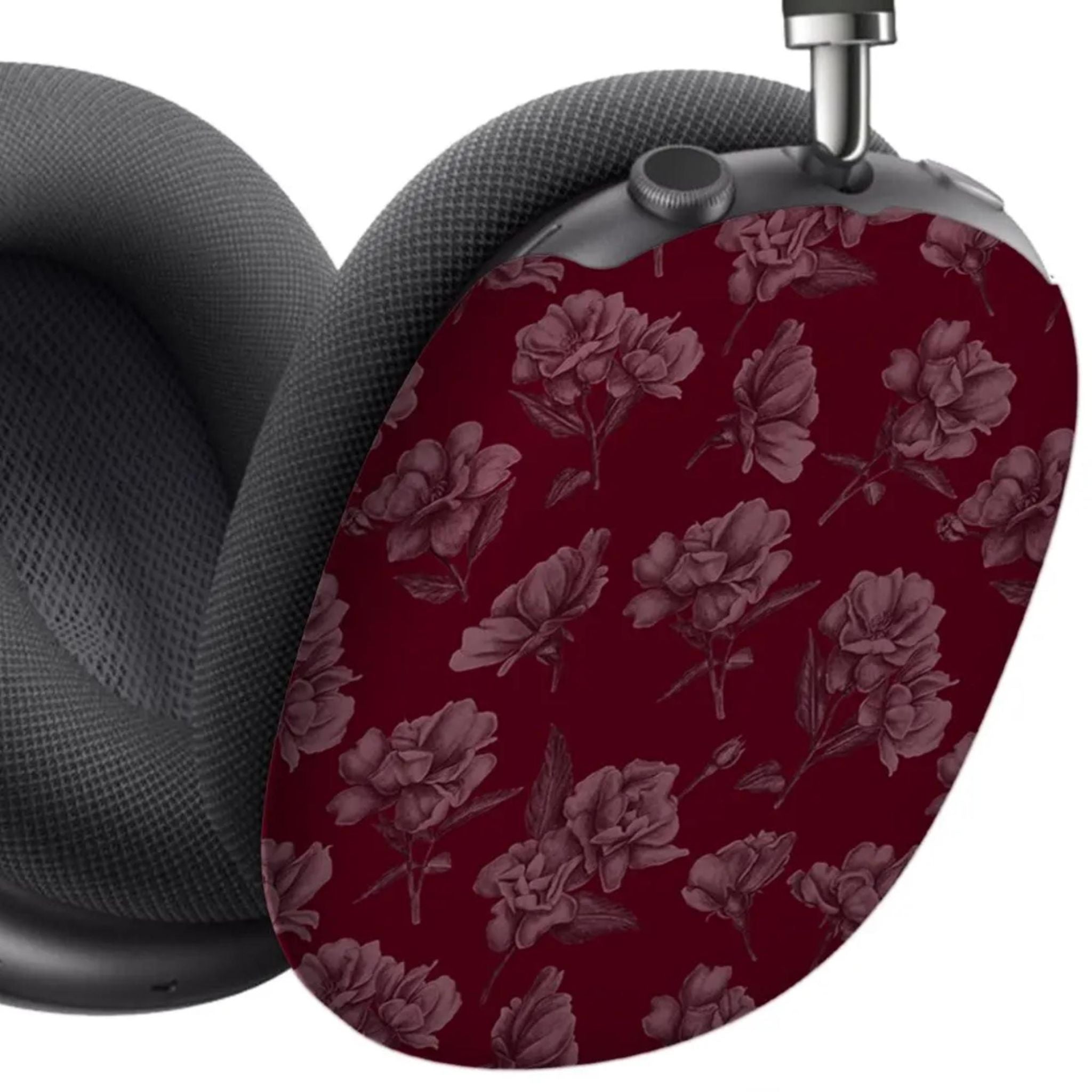 Femme Fatale Burgundy Floral AirPods Max Case