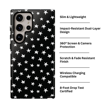 Starstruck | Black Starry Galaxy Case