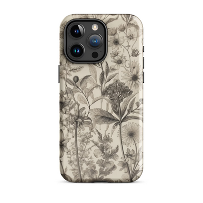 Vintage Wildflowers | Neutral Floral Case