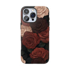 Chocolate Roses Floral iPhone Case