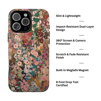 Étui MagSafe à motif floral | Wallflower