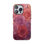 Roses Gradient Floral iPhone Case