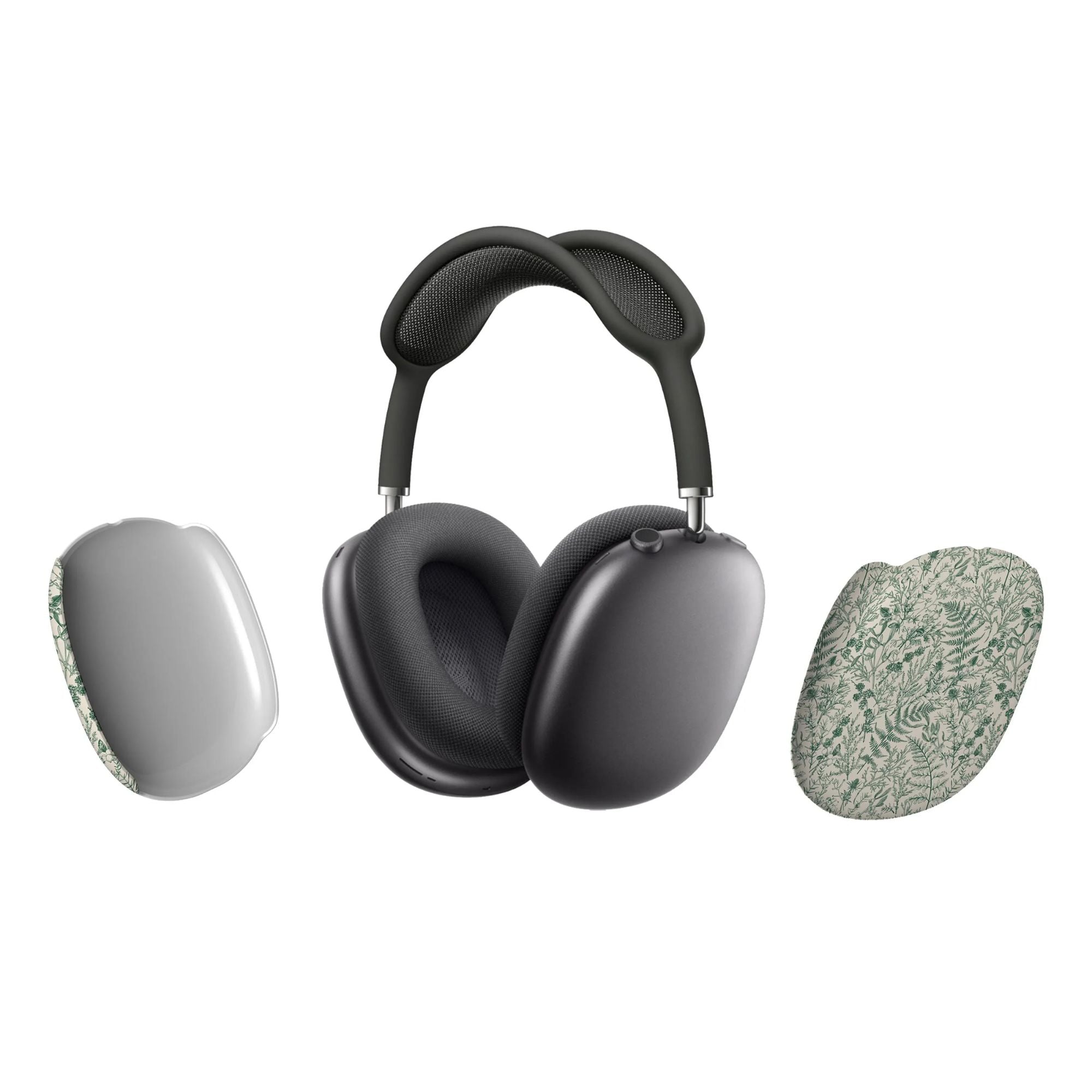 Sage Botanical Green Floral AirPods Max Case