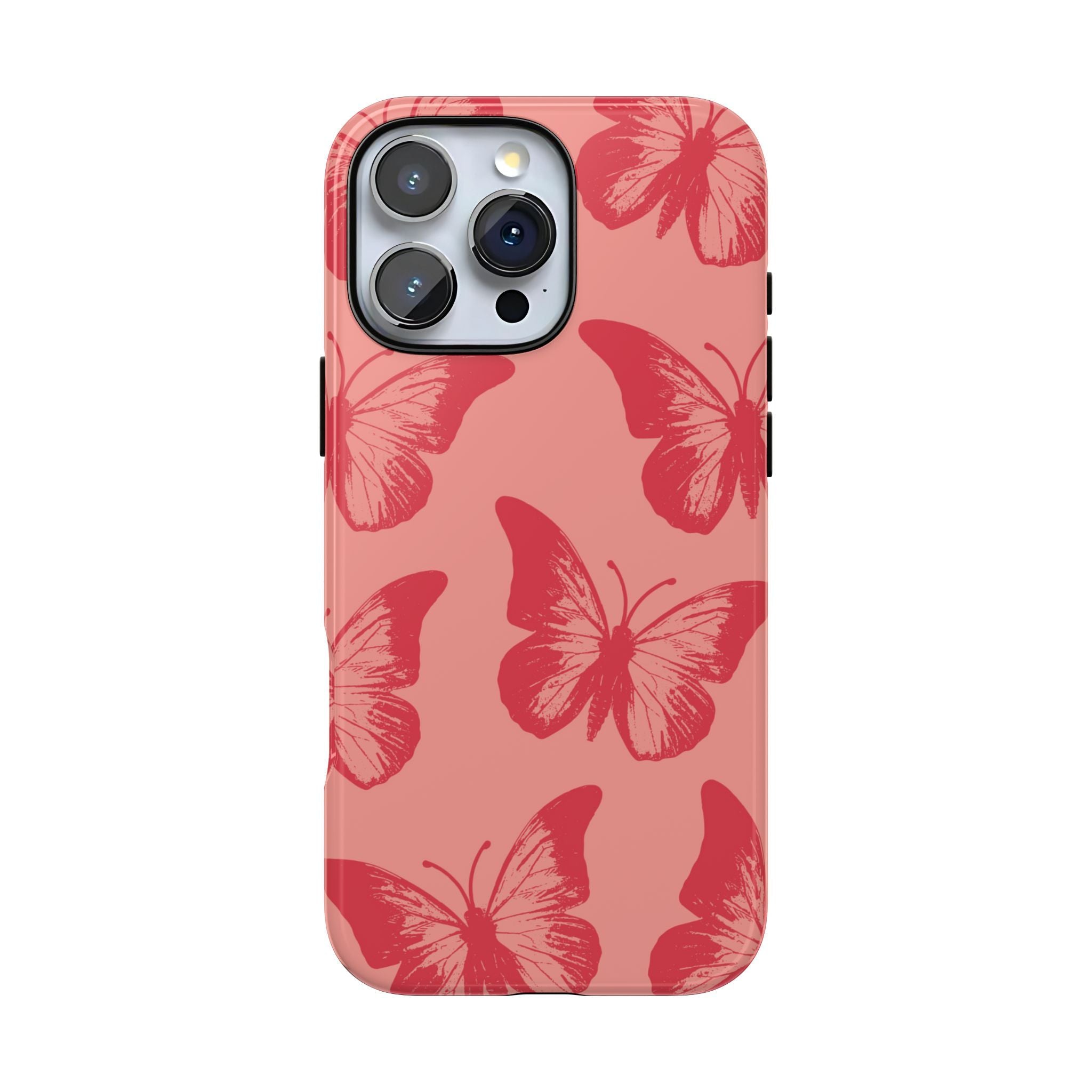 Coque iPhone Papillon Social | Peachy Butterfly