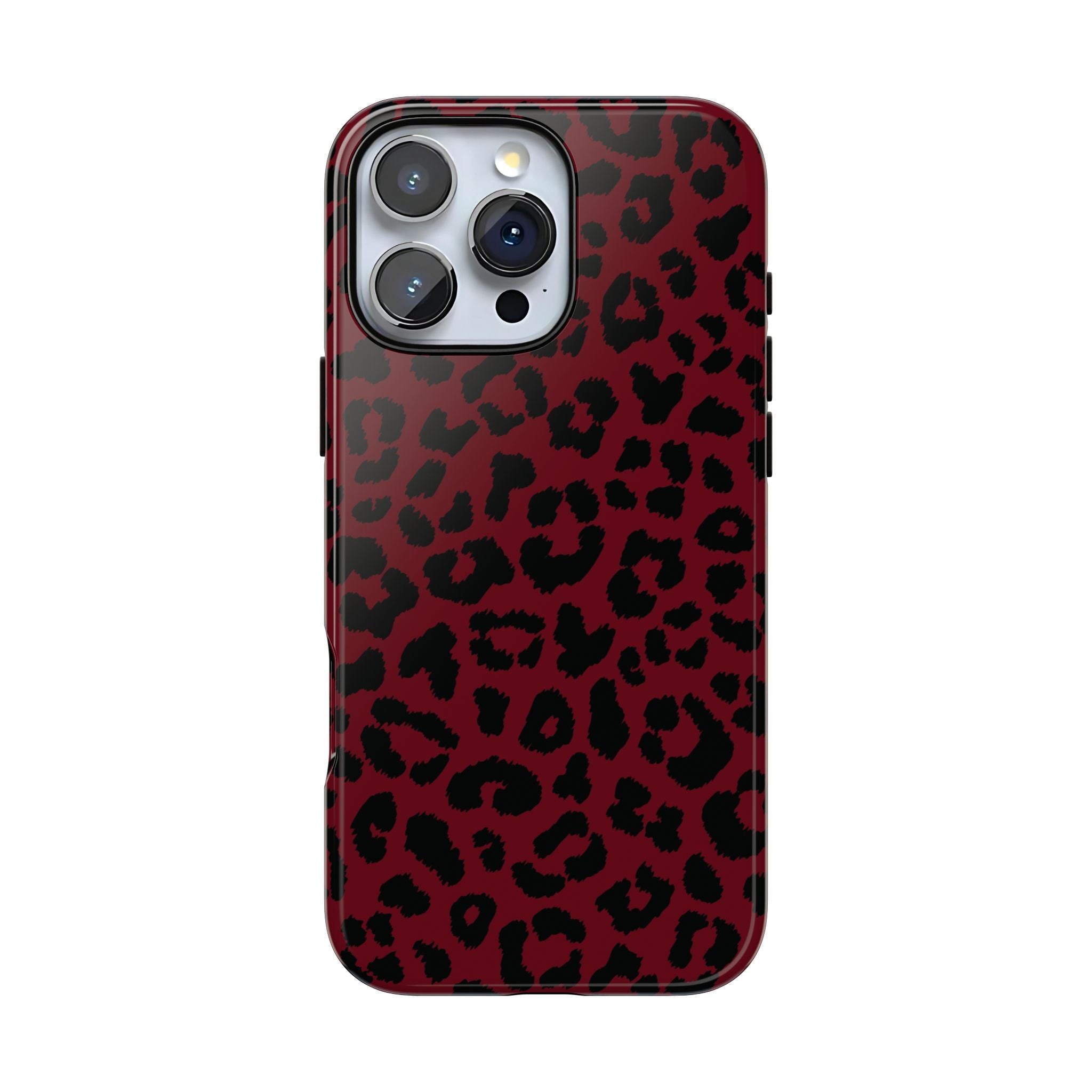 Gone Wild | Funda para iPhone con estampado de leopardo rojo