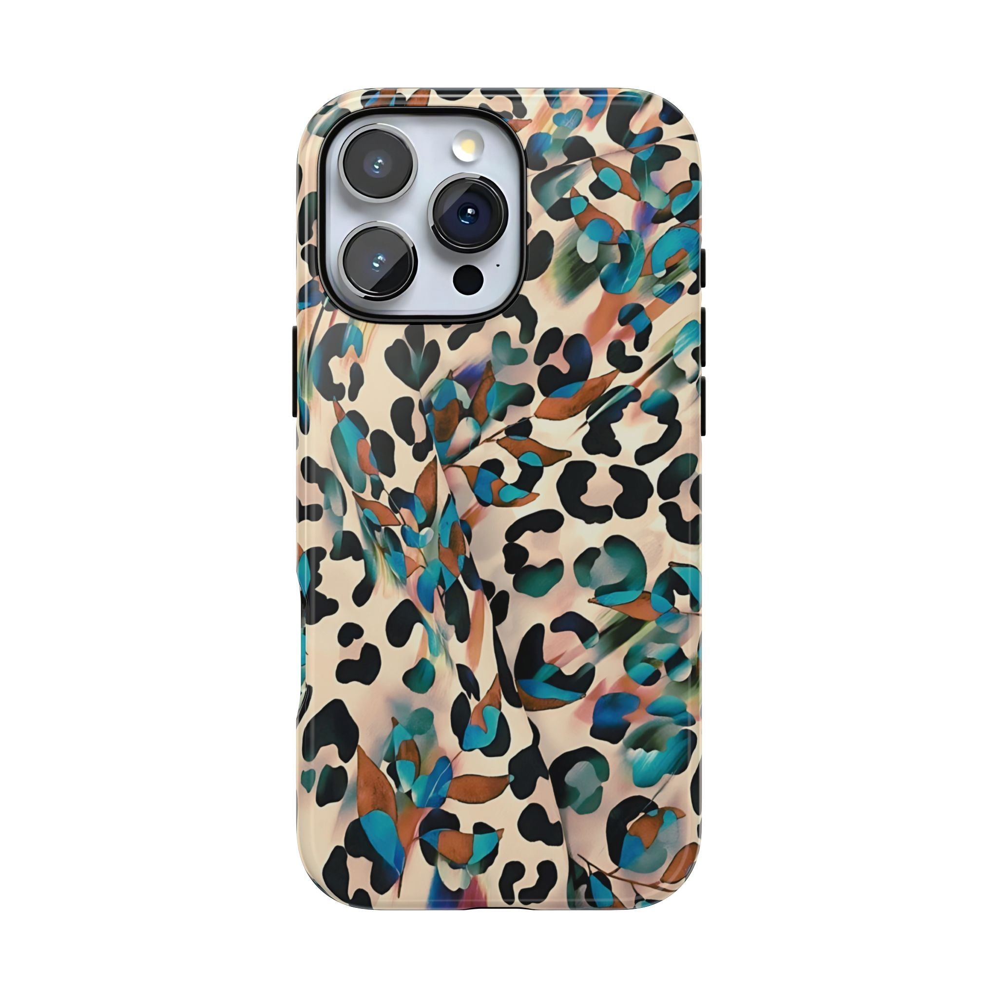 Dreamy Leopard Watercolor iPhone Case