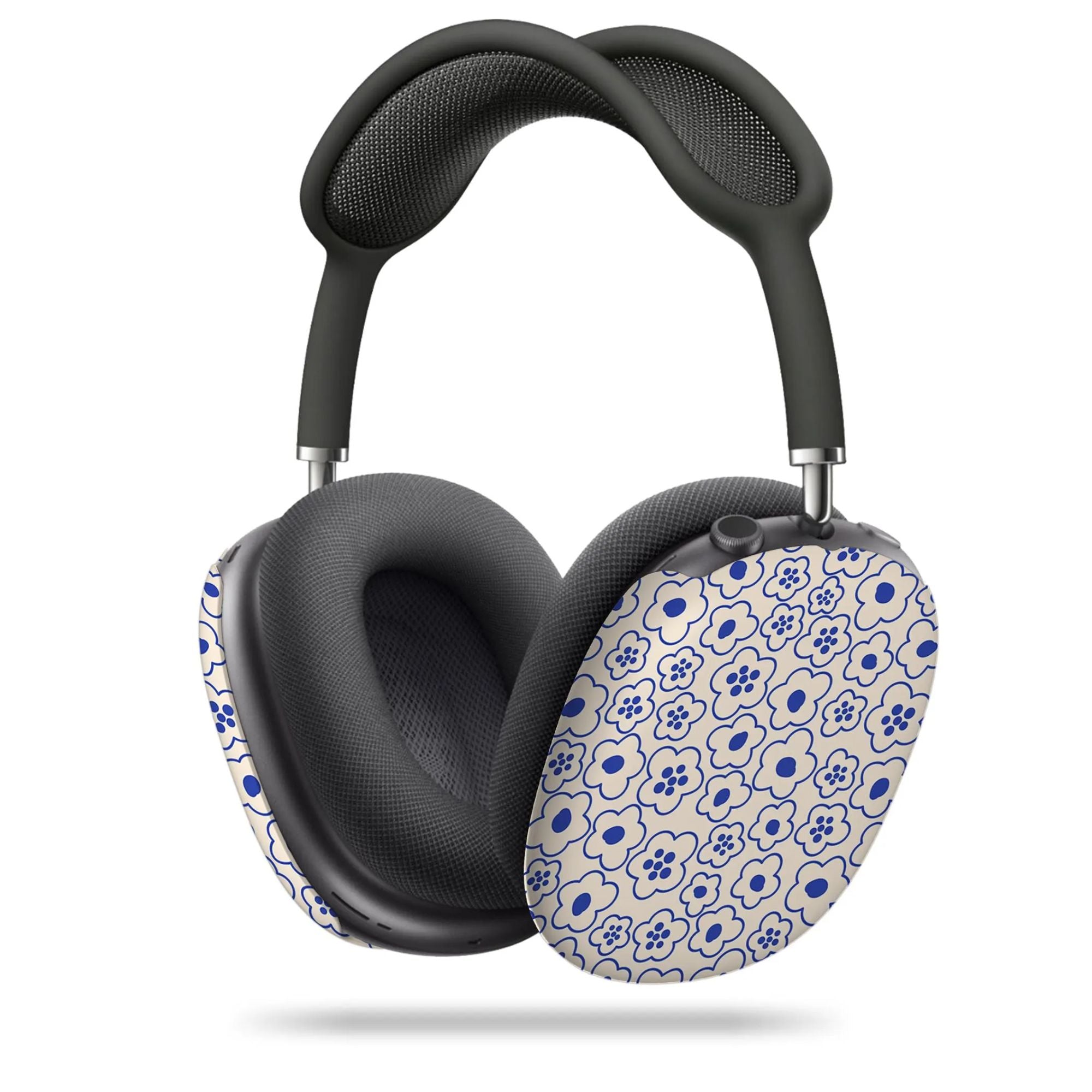 Estuche retro floral azul para AirPods Max Blossom