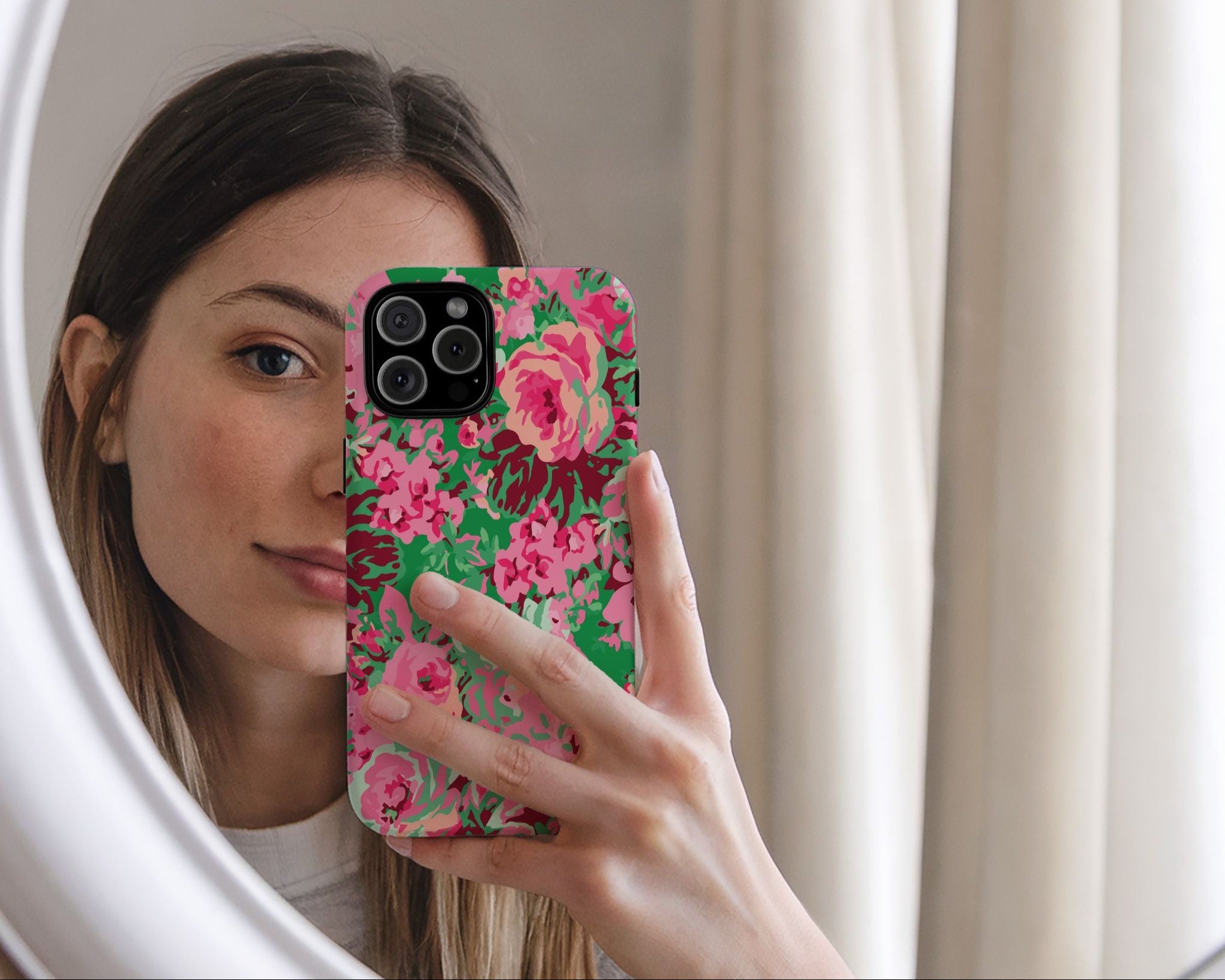 Everything's Rosy Floral MagSafe Case