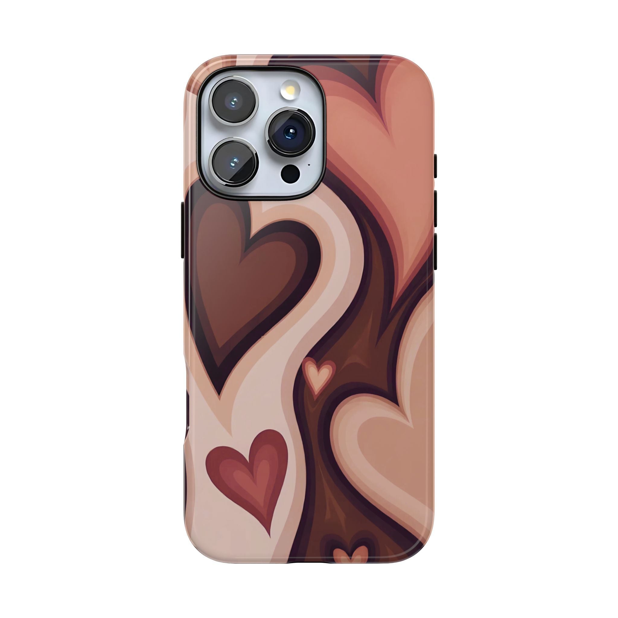 Le groove est dans le cœur | Coque iPhone à cœurs rétro