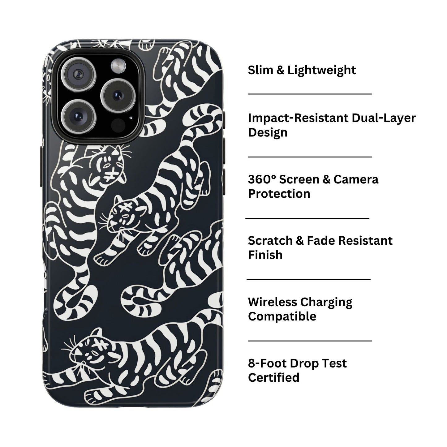 Tiger Tale | White Tiger iPhone Case