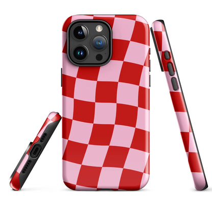 In Check | Wavy Checkerboard Case