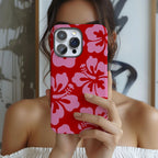 Coque iPhone à motif floral d'hibiscus | Island Vibe
