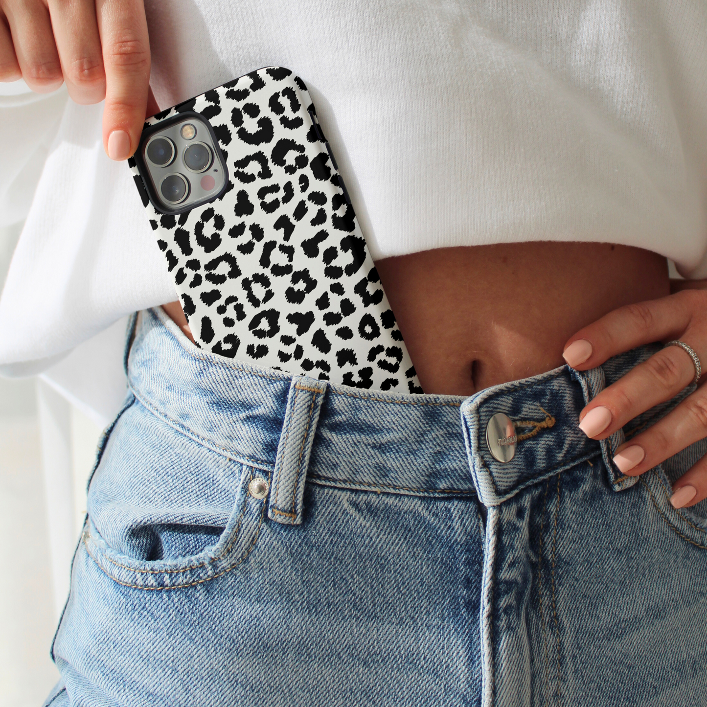 Meow | Leopard Print iPhone Case