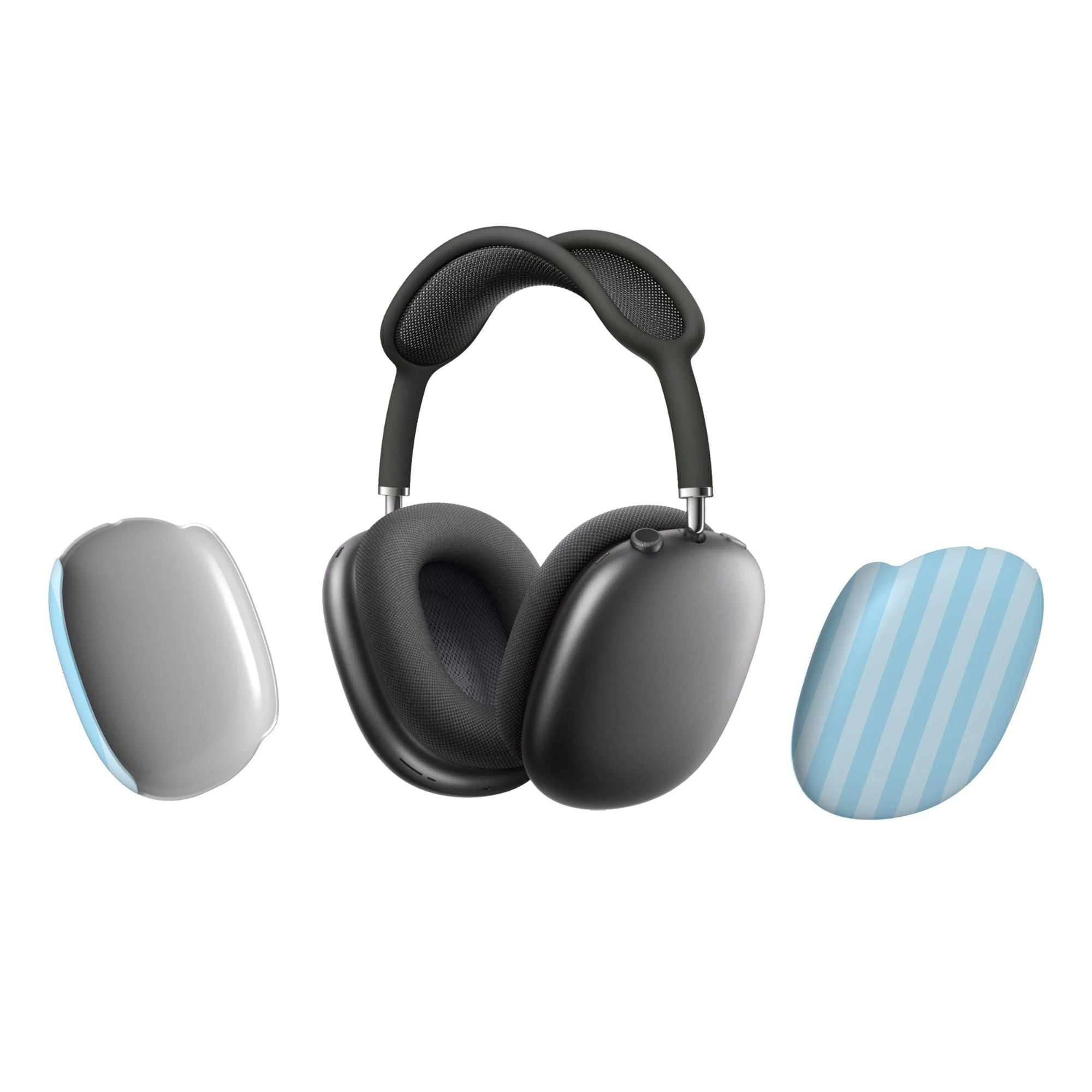 Poolside Chic Blue Striped AirPods Max Case