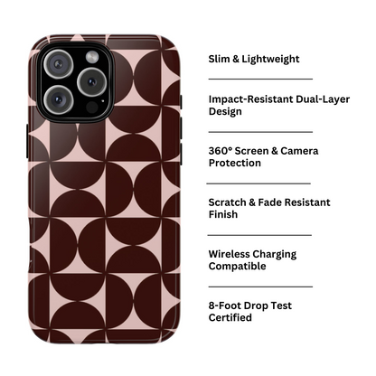 Mod Mood | Geometric Pattern iPhone Case