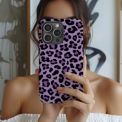 Purple Leopard | Y2K Animal Print Case