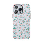 Baby Blue Floral iPhone Case