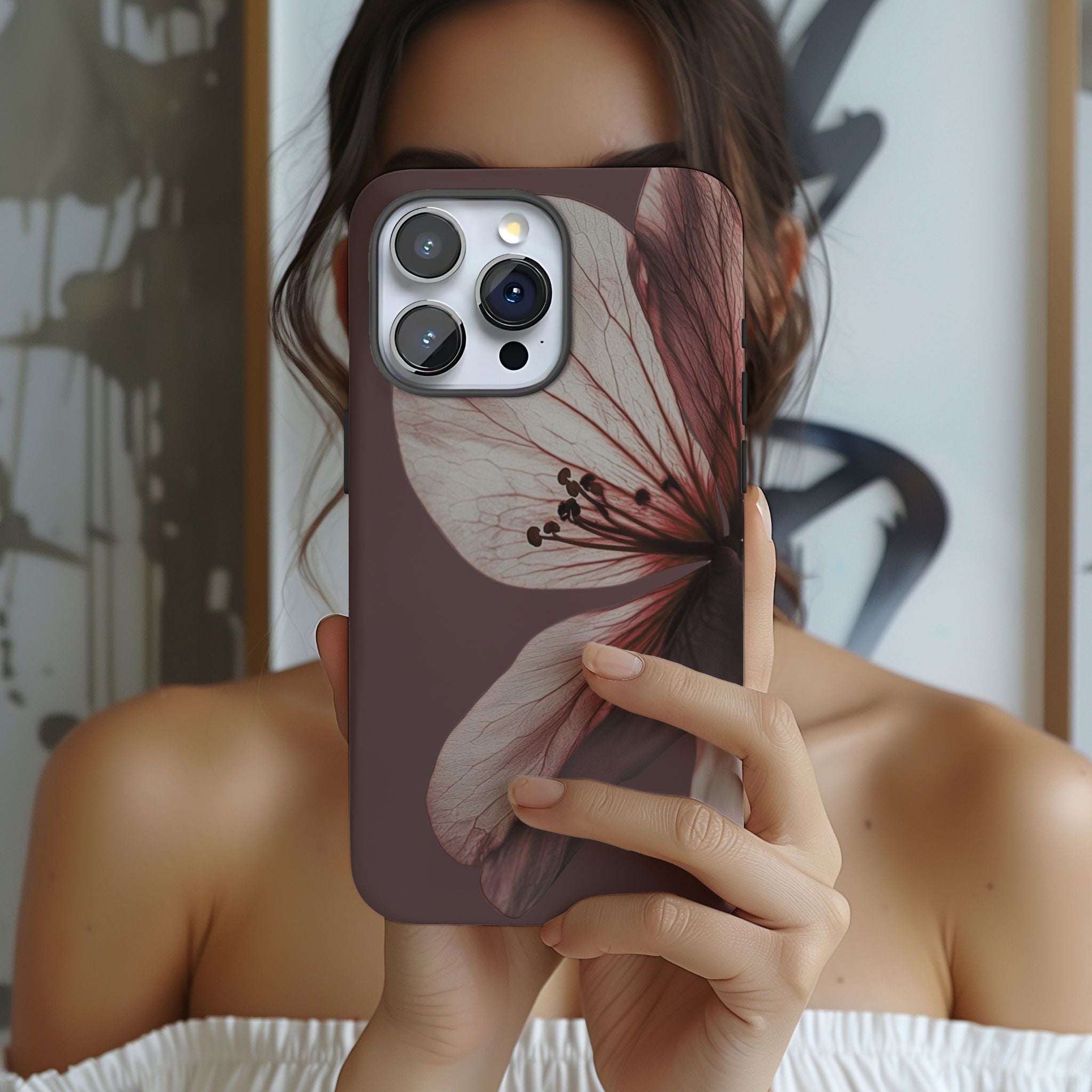 Coque iPhone Tentée | Fleur