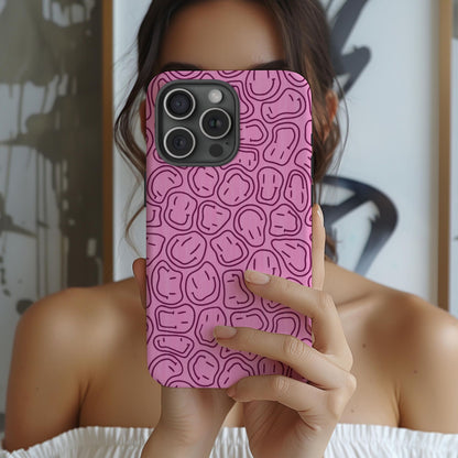 All Smiles | Pink Smiley Face Case